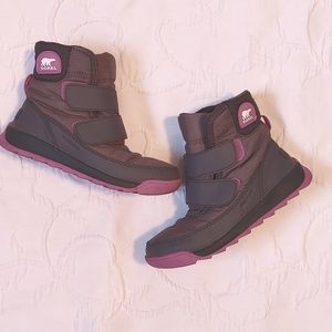 EUC Sorel Girls Snow Boots Sz 13